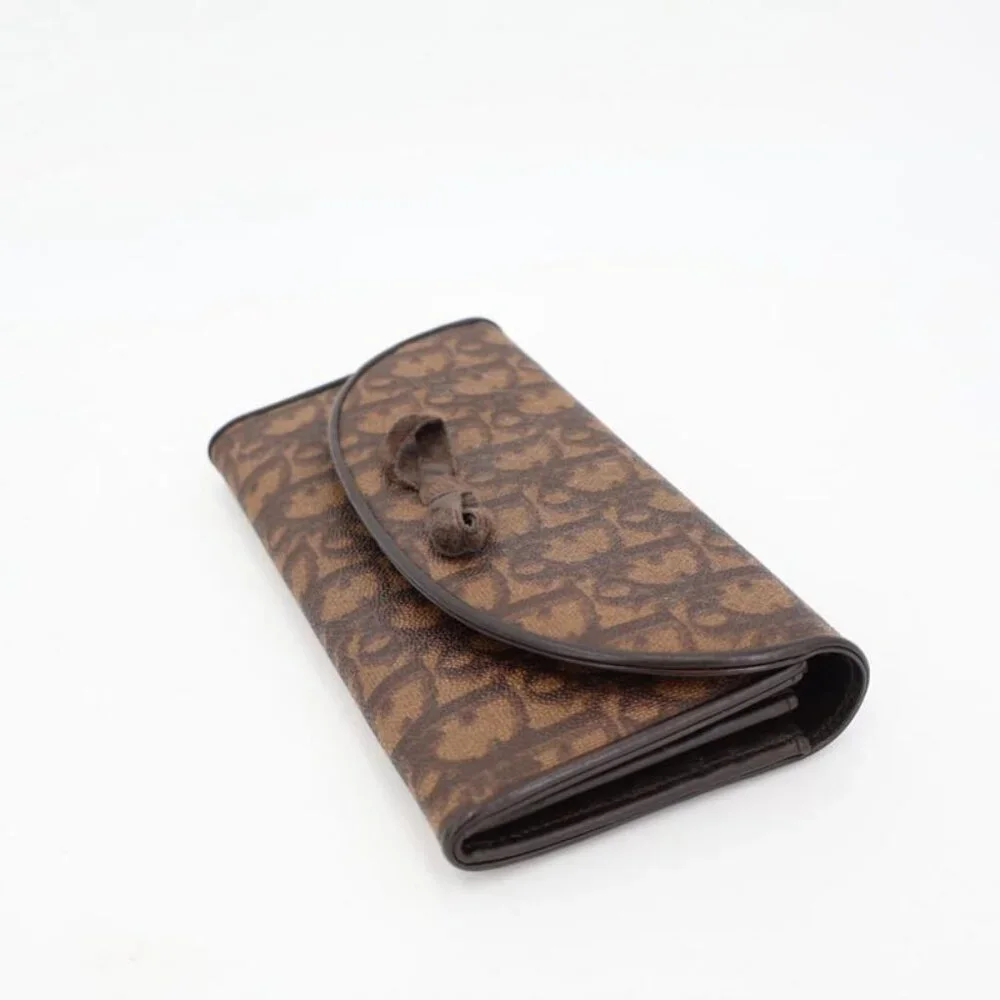 Christian Dior Long Wallet Brand Wallet With Zipper